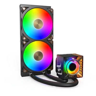 MONTECH  CyberFlow ARGB 240 Black (240mm ARGB ブラック) ドスパラ限定モデル 