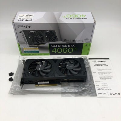 【大分店】中古  PNY GeForce RT 4060 Ti 8GB VERTO　Dual Fan DLSS 3 4860001259 