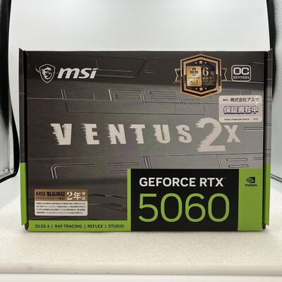 【新潟店】中古  MSI GeForce RTX5060 8G VENTUS 2X OC 3290007458 