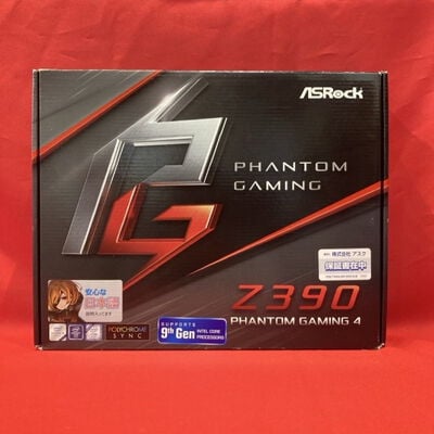 【千葉店】中古  ASRock Z390 Phantom Gaming 4 (Z390 1151 ATX DDR4) 138883 