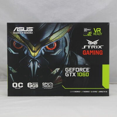中古  ASUS STRIX-GTX1060-DC2O6G（GTX 1060 6GB） 3480033039 