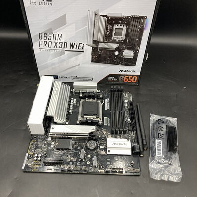 【熊本浜線店】中古  ASRock B650M Pro X3D WiFi (B650 AM5 mATX DDR5) 5370000800 