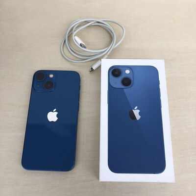【長野稲里店】中古  【docomo版SIMフリー】Apple iPhone13 mini 5.4インチ 128GB (ブルー) MLJH3J/A 147379 