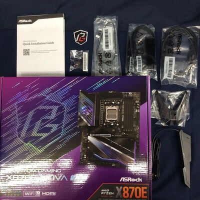 【川崎店】中古  ASRock X870E Nova WiFi (X870E AM5 ATX DDR5) 172194 