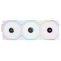 Lian-Li  UNI FAN TL 120 LCD REVERSE BLADE WIRELESS WT 3Pack UF-RS-TL120-LCD-WLS-3W (120mm ホワイト 3個パック) 