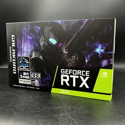 【大須店】中古  玄人志向 GG-RTX3070-E8GB/OC/DF/LHR（RTX3070 8GB） 3480036565 