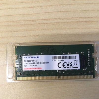 【博多店】中古  ﾄﾞｽﾊﾟﾗｾﾚｸﾄ D4N3200-16G1A2(DDR4 PC4-25600 SO 16GB) 3310005499 