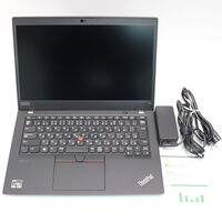 中古  LENOVO ThinkPad X13 (AMD Ryzen 5 Pro 4650U 2.10GHz/32GB/SSD256GB/-/オンボード/13.3/1920x1080/Wi-Fi/WEBCAM/W11P/Microsoft Office Home and Business 2024) 184183 