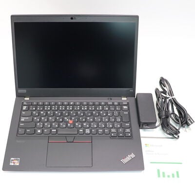 【札幌店】中古  LENOVO ThinkPad X13 (AMD Ryzen 5 Pro 4650U 2.10GHz/32GB/SSD256GB/-/オンボード/13.3/1920x1080/Wi-Fi/WEBCAM/W11P/Microsoft Office Home and Business 2024) 184183 