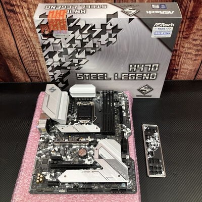 【富士青葉店】中古  ASRock H470 Steel Legend (H470 1200 ATX DDR4) 142779 