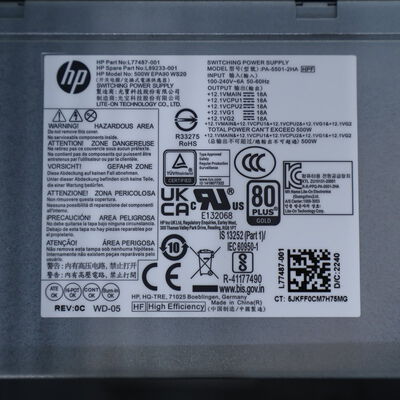 【通販センター】中古  HP VICTUS 15L(Intel Core i7 12700F/32GB DDR4 (PC4)/SSD500GB/なし/NVIDIA GeForce RTX 3050 OEM 8GB/W11H64 MAR) 204562 