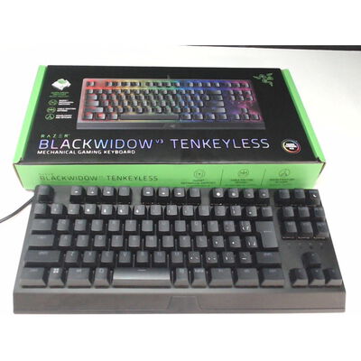【前橋ｲﾝﾀｰｱｶﾏﾙ店】中古  Razer BlackWidow V3 JP Green Switch (RZ03-03541400-R3J1) 146992 