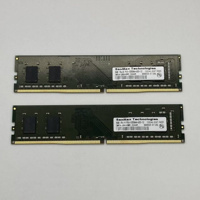 SP製 DDR4 3200 16GB(8GB2枚組) 中古 中古 8GB 2枚組(合計16GB) PC4-25600/DDR4-3200 デスクトップ用 190923
