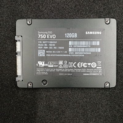 【大須店】中古  Samsung MZ-750120（2.5インチ SSD 120GB SATA） 3480034612 