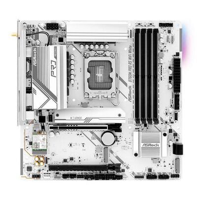ASRock  B760M Pro RS WiFi White (B760 1700 MicroATX) ドスパラ限定モデル 