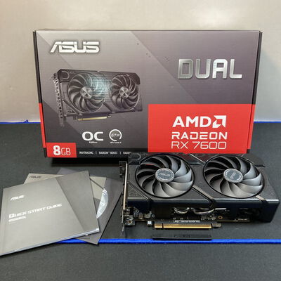 【大宮店】中古  ASUS DUAL-RX7600-O8G-EVO (RX7600 8G) 1250007205 