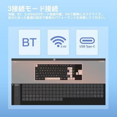 WOBKEY  Rainy 75 Color SR75BLU (ブルー) 