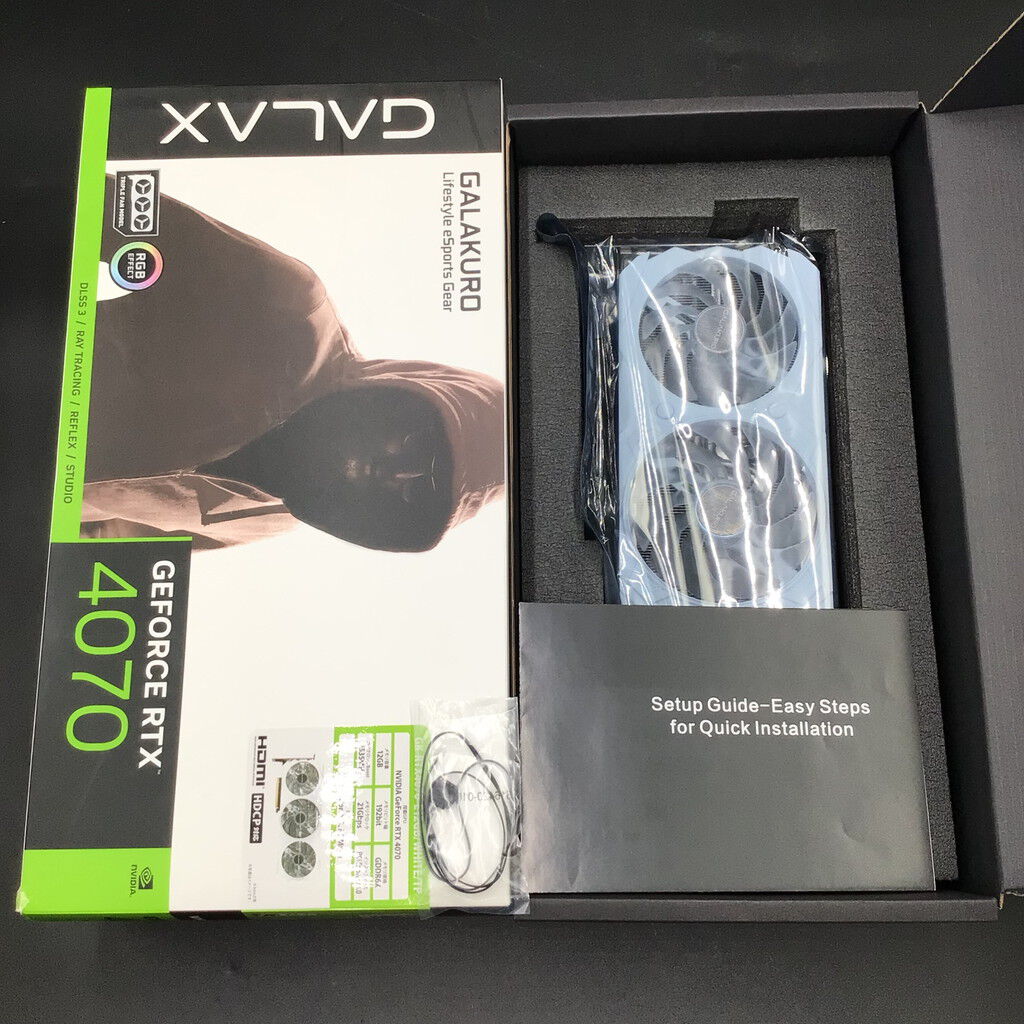 中古 玄人志向 GK-RTX4070-E12GB/WHITE/TP (RTX4070 12GB) 157133