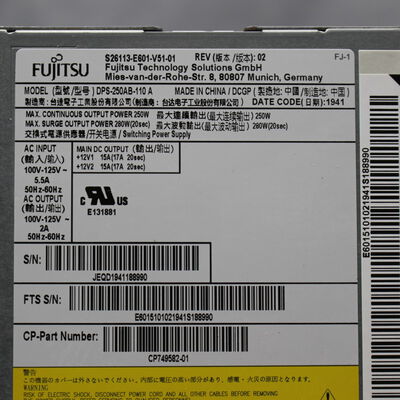 【通販センター】中古  Fujitsu ESPRIMO D588/B(Intel Core i3 9100/16GB/SSD525GB/DVD-ROM/オンボード/W11H64 MAR) 180717 