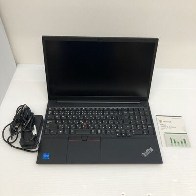 【徳島住吉店】中古  LENOVO E15 Gen2 MSO 指紋認証無し (Intel Core i5 1135G7 2.4GHz/8GB/SSD256GB/-/オンボード/15.6/1920x1080/GbE/Wi-Fi/WEBCAM/W11P/Microsoft Office Home and Business 2024) 188574 