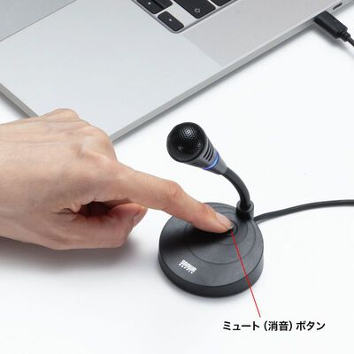 サンワサプライ  MM-MCTC01BK (USB Type-Cマイク) 