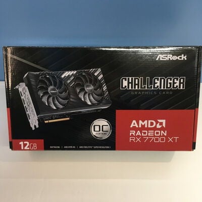 【博多店】中古  ASRock RX7700XT CL 12GO RX7700XT Challenger OC (RX7700XT 12G) 162739 