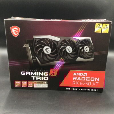 【秋葉原本店】中古  MSI Radeon RX 6750 XT GAMING X TRIO 12G (RX6750XT 12GB) 150490 