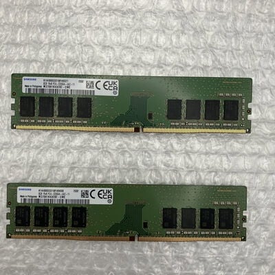 【秋葉原本店】中古  8GB 2枚組(合計16GB) PC4-25600/DDR4-3200 デスクトップ用 190923 