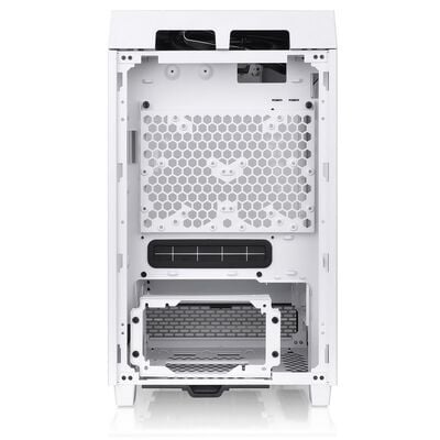 Thermaltake  The Tower 100 Snow Edition CA-1R3-00S6WN-00 (Mini-ITX ガラス ホワイト) 