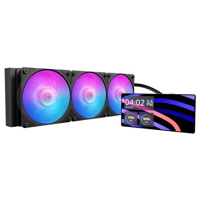 CoolerMaster  MasterLiquid Core LCD 6" 360 Black ARGB MLW-D36M-A24PA-L1 (360mm ARGB ブラック) 