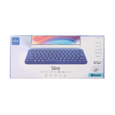 エレコム  Bluetooth薄型ミニキーボード Slint TK-TM10BPBU (ブルー) 
