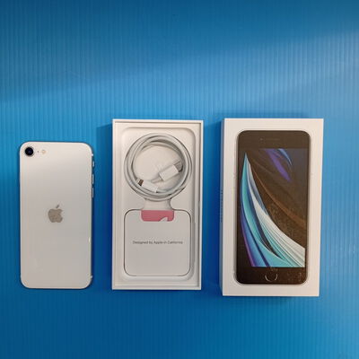【大須店】中古  【au】Apple iPhoneSE 4.7インチ (第2世代/2020) 64GB (ホワイト) MHGQ3J/A 新パッケージ版 146172 