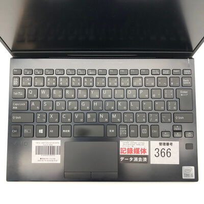 【大分店】中古  VAIO VJPJ13C12N (INTEL Core i5 1035G1 1.0GHz/8GB/SSD256GB/-/オンボード/12.5/1920x1080/Wi-Fi/WEBCAM/W11H64) 178713 