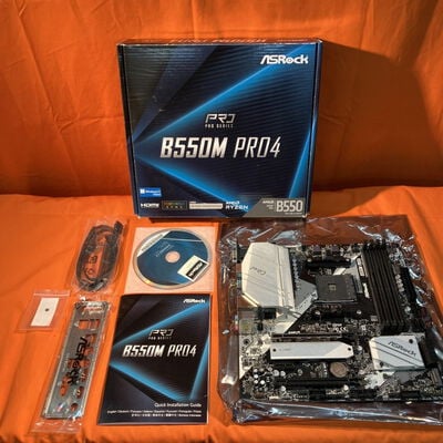 【なんば店】中古  ASRock B550M Pro4 (B550 AM4 mATX DDR4) 142938 