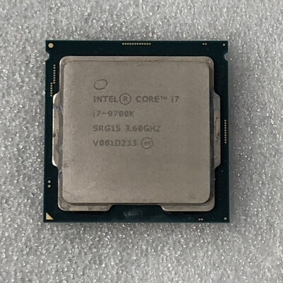 【甲府飯田店】中古  INTEL Core i7 9700K R0 Stepping (1151/3.60GHz/12M/C8/T8) 139704 