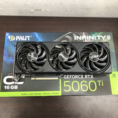 【福山ココローズ店】中古  Palit NE7506TS19T1-GB2061S(RTX5060Ti Infinity3 OC 16GB) 188952 