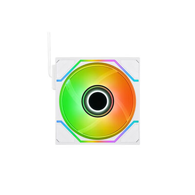 Thermaltake  SWAFAN 120 EX INFINITY ARGB Sync Snow 3Pack CL-F254-PL12SW-A (120mm ARGB ホワイト 交換式ファン 3個パック) 