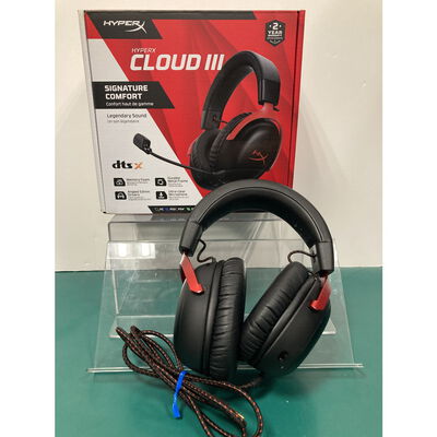 【富山本郷店】中古  HyperX　ゲーミングヘッドセット Cloud III ブラック/レッド 4760000686 