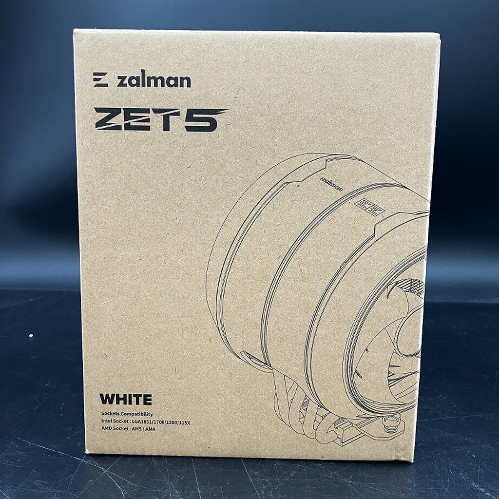 中古 ZALMAN ZET5 WHITE (1150-1851 AM4-5) 3120023308 ｜ パソコン