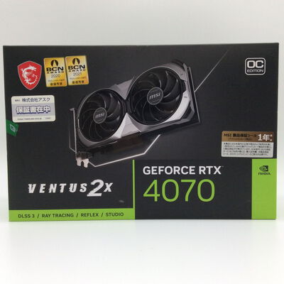 【浜松店】中古  MSI GeForce RTX 4070 VENTUS 2X 12G OC (RTX4070 12GB) 157129 