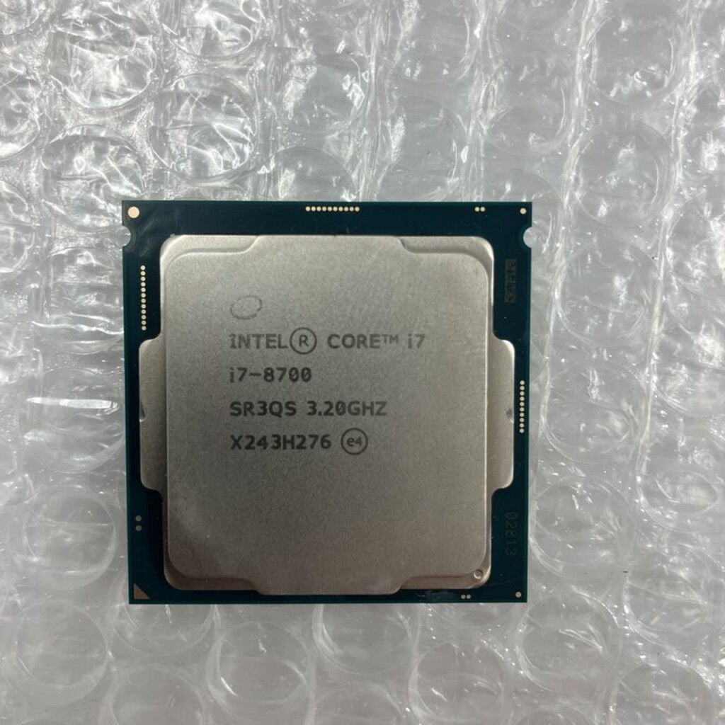 中古 INTEL Core i7 8700 (1151/3.20GHz/12M/C6/T12) 3410015078