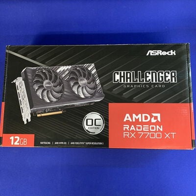 【横浜駅前店】中古  ASRock RX7700XT CL 12GO RX7700XT Challenger OC (RX7700XT 12G) 162739 