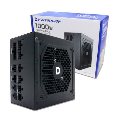 ドスパラセレクト  1000W-GOLD-ATX31-BK (1000W ブラック) 
