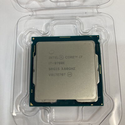 【神戸・三宮店】中古  INTEL Core i7 9700K R0 Stepping (1151/3.60GHz/12M/C8/T8) 139704 