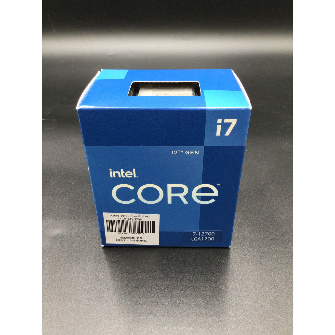 中古 INTEL Core i7 12700 (1700/2.1G/25M/C12/T20) 148610