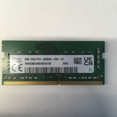【博多店】中古  PC4-25600 8GB ノート用(DDR4-3200) 158771 