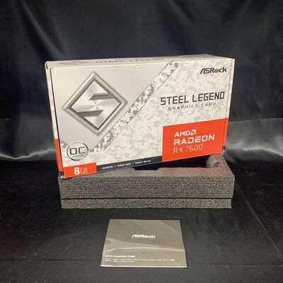 【横浜駅前店】中古  ASRock RX7600 SL 8GO RX7600 Steel Legend 8G OC (RX7600 8G) 162751 
