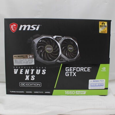 【通販センター】中古  MSI GeForce GTX 1660 SUPER VENTUS XS OC (GTX1660 SUPER) 141208 