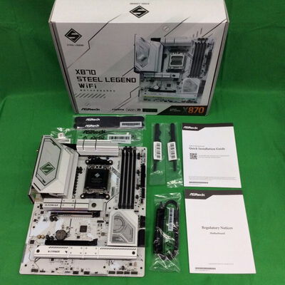 【川崎店】中古  ASRock X870 Steel Legend WiFi (X870 AM5 ATX DDR5) 172202 