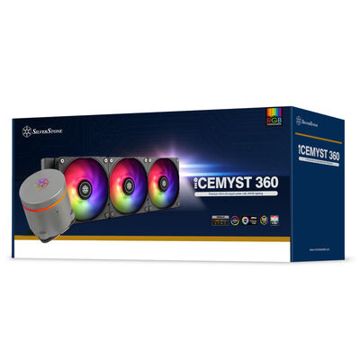 SilverStone  IceMyst 360 SST-IM360-ARGB (360mm ARGB ブラック) 
